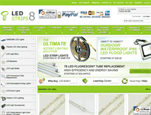 Tablet Screenshot of ledstrips8.com